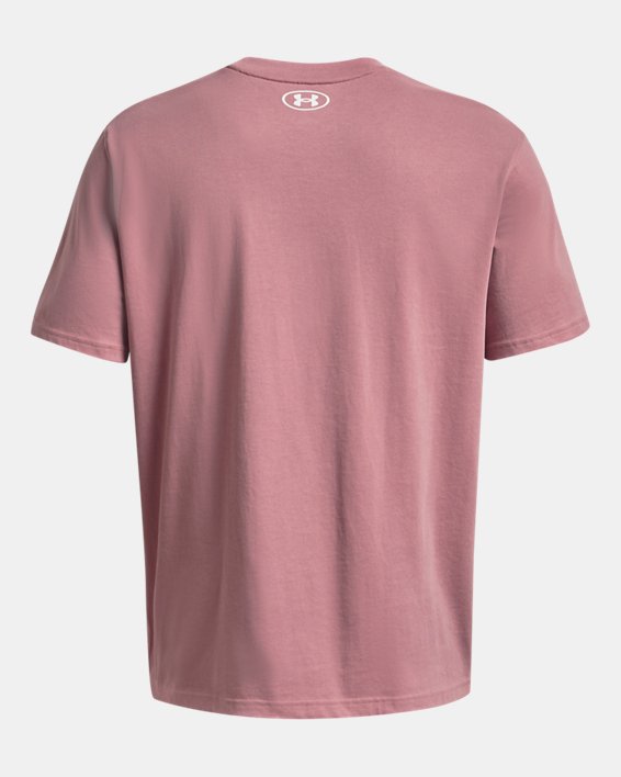 Unisex shirt UA Boxed Heavyweight met korte mouwen, Pink, pdpMainDesktop image number 6